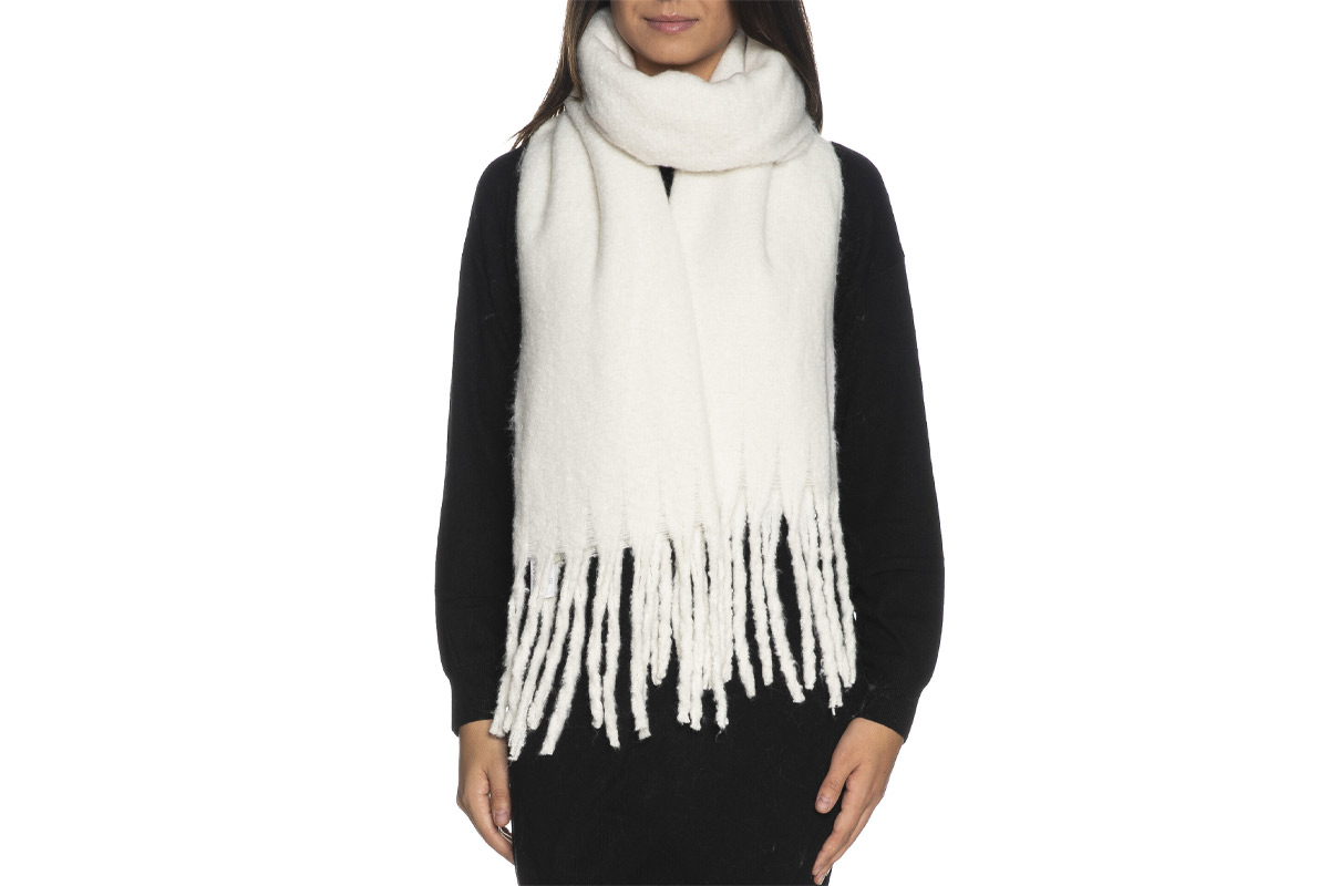Only Roseanna Life Scarf Acc Κασκόλ (15270053 CLOUD DANCER) Λευκό